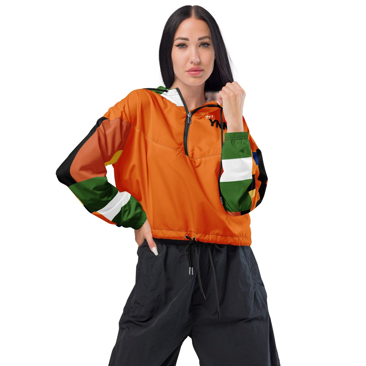 RÊUNION RUGBY Women’s cropped windbreaker YOURNATURALMANE XS
