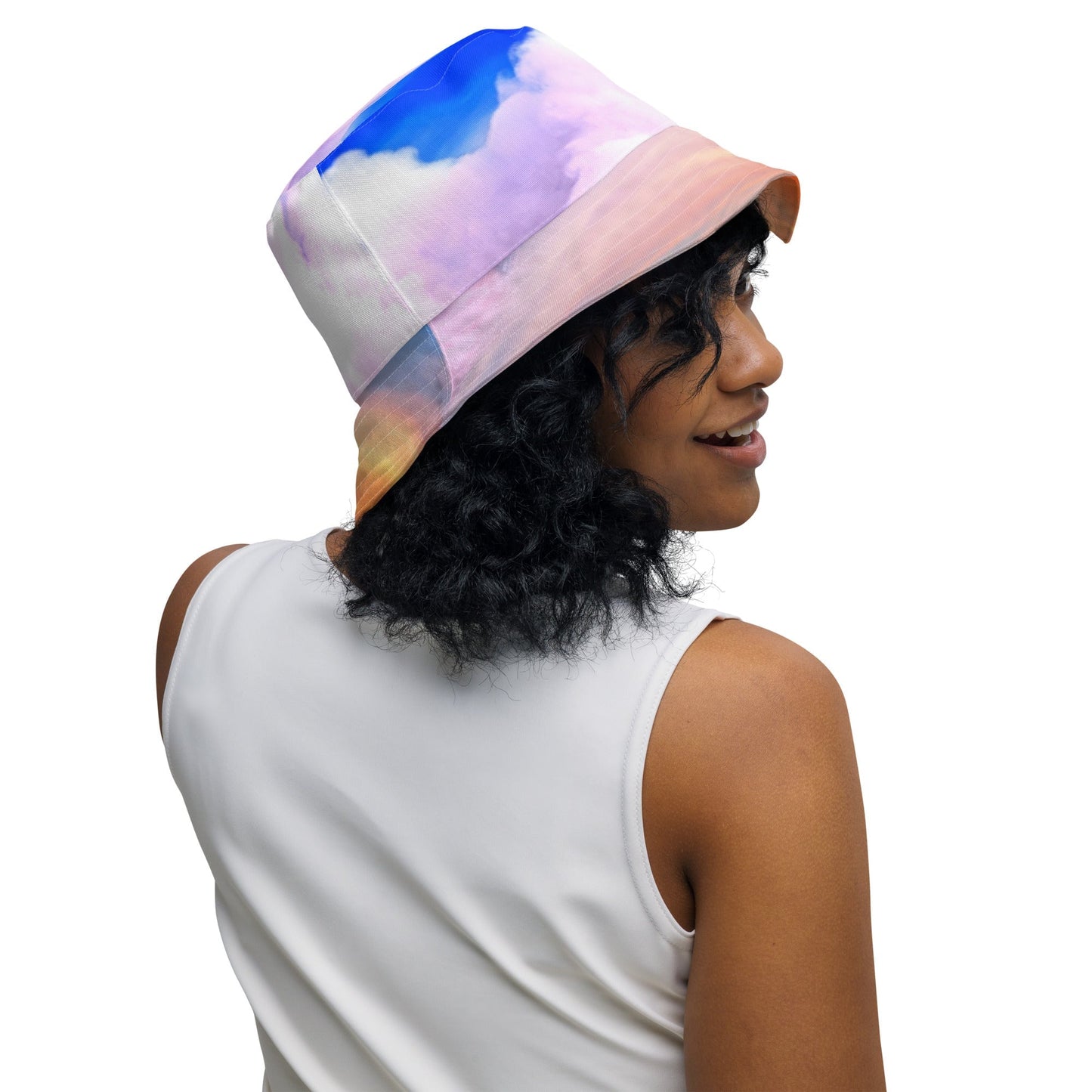 SUNSET CLOUDS Reversible bucket hat YOURNATURALMANE
