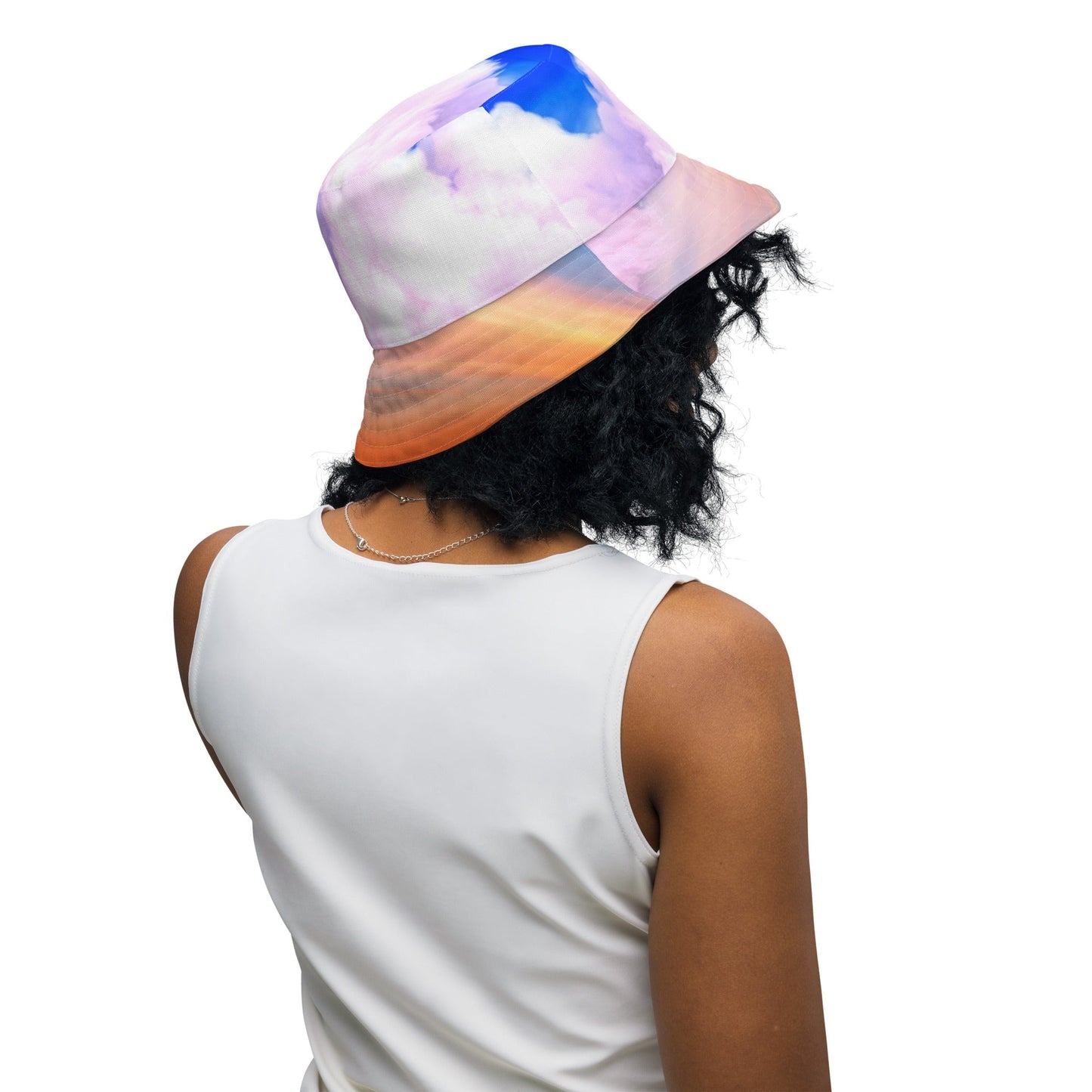 SUNSET CLOUDS Reversible bucket hat YOURNATURALMANE