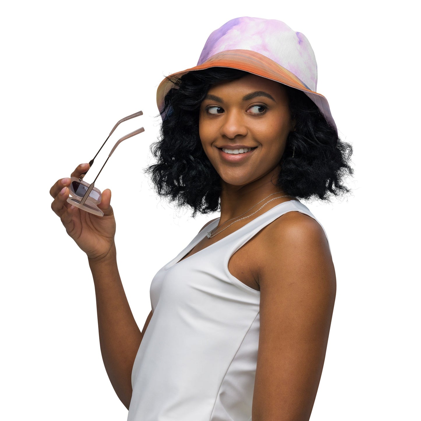 SUNSET CLOUDS Reversible bucket hat YOURNATURALMANE