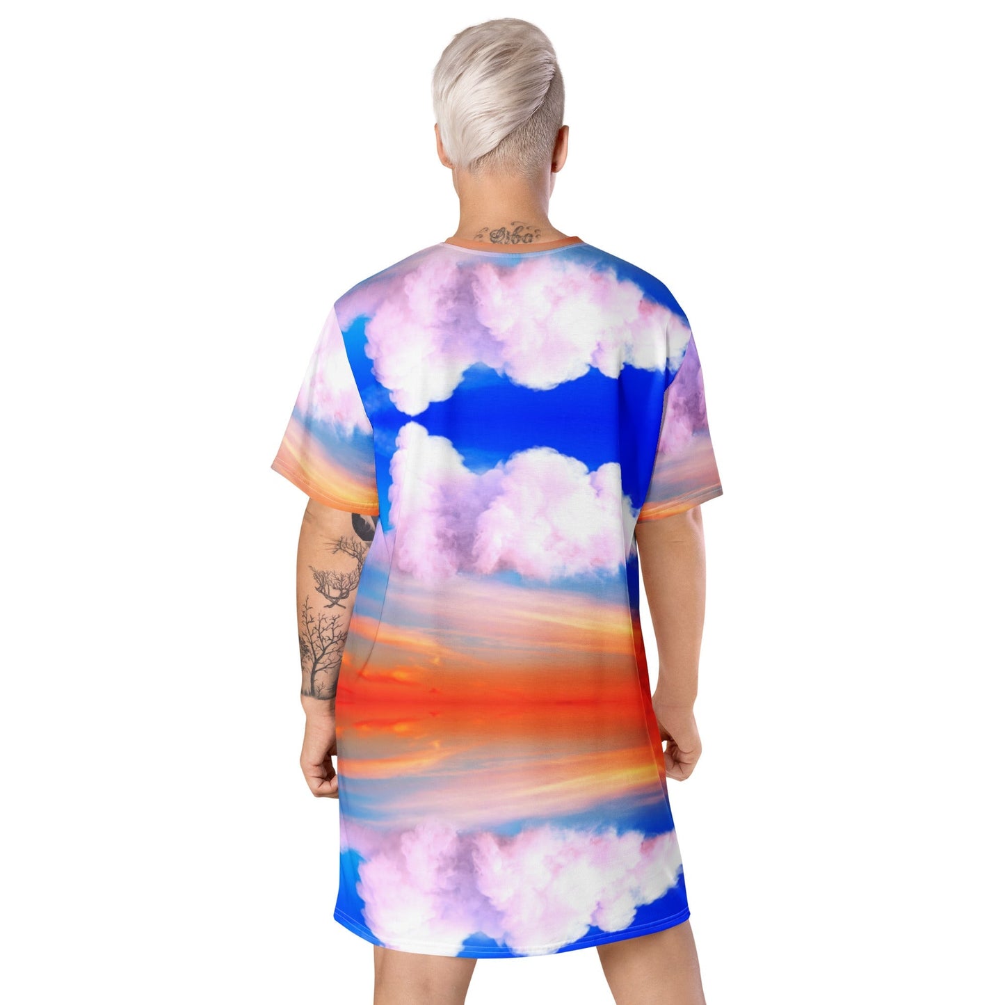 SUNSET CLOUDS T-shirt dress YOURNATURALMANE