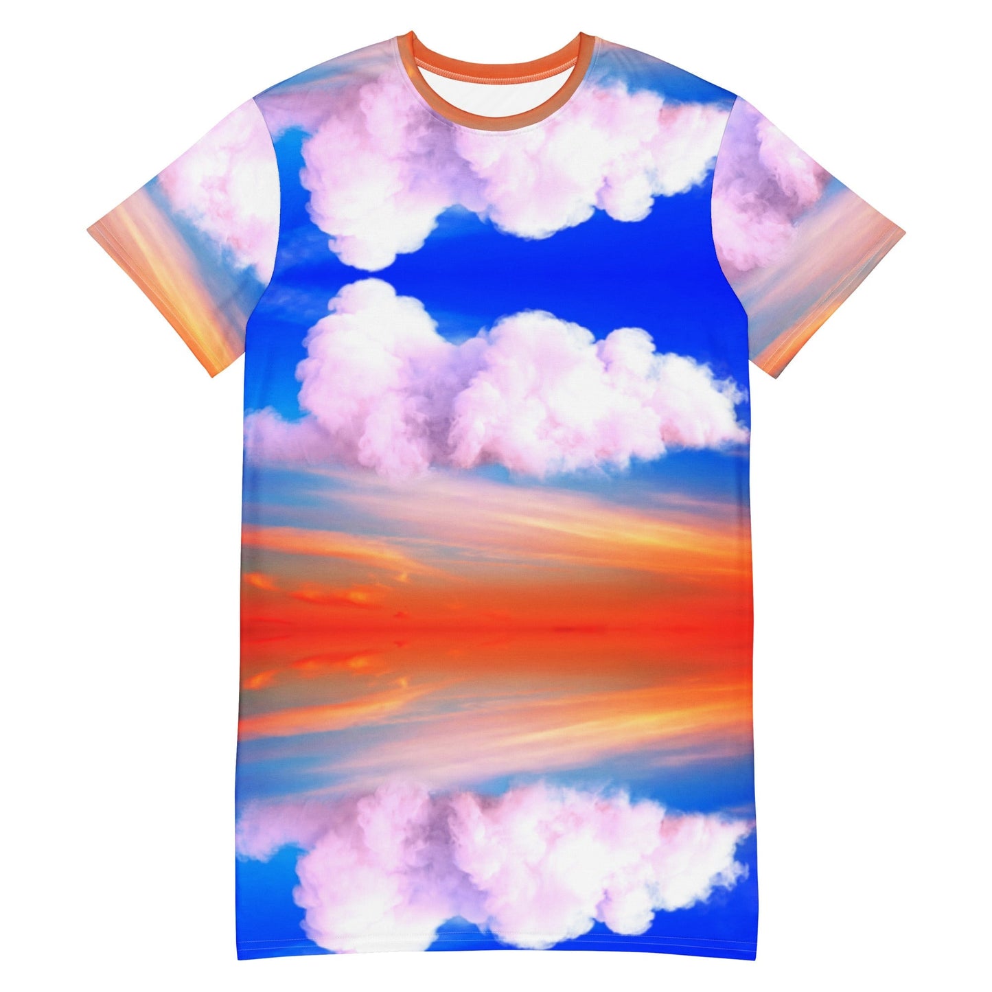 SUNSET CLOUDS T-shirt dress YOURNATURALMANE