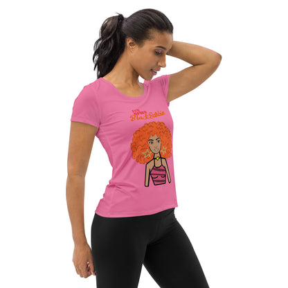 Ice Spice Black Barb Women's Athletic T-shirt