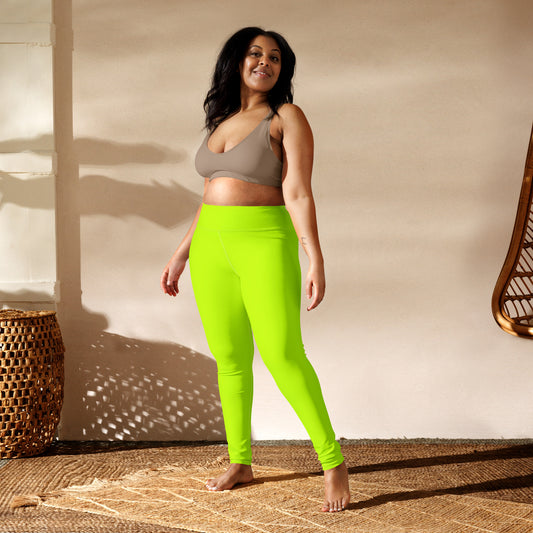 Lemon Lime Juice UltraLux Yoga Leggings