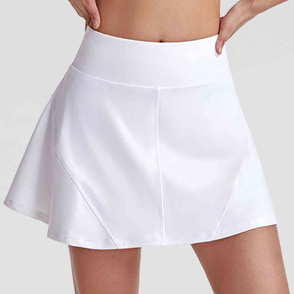 Wide Waistband Sports Skort