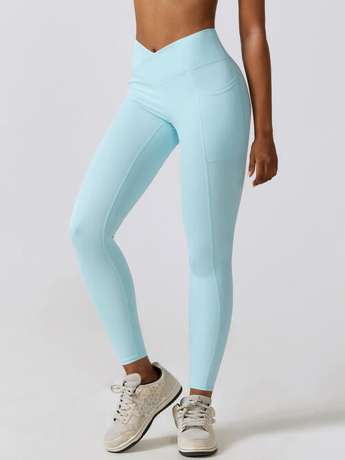 Wide Waistband Active Leggings