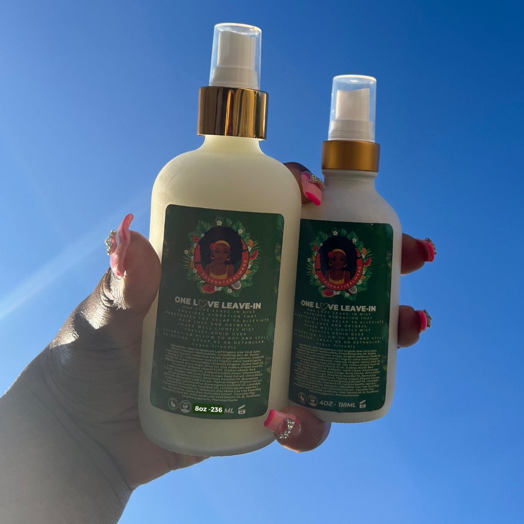 ONE LOVE LEAVE IN HAIR MIST LEAVE IN CONDITIONER YOURNATURALMANE 