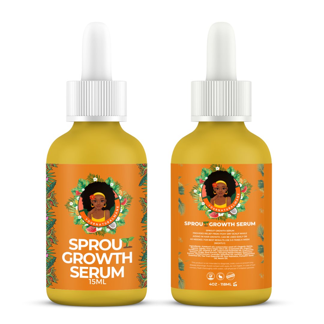 sprout growth serum hair growth serum by Your Natural Mane 