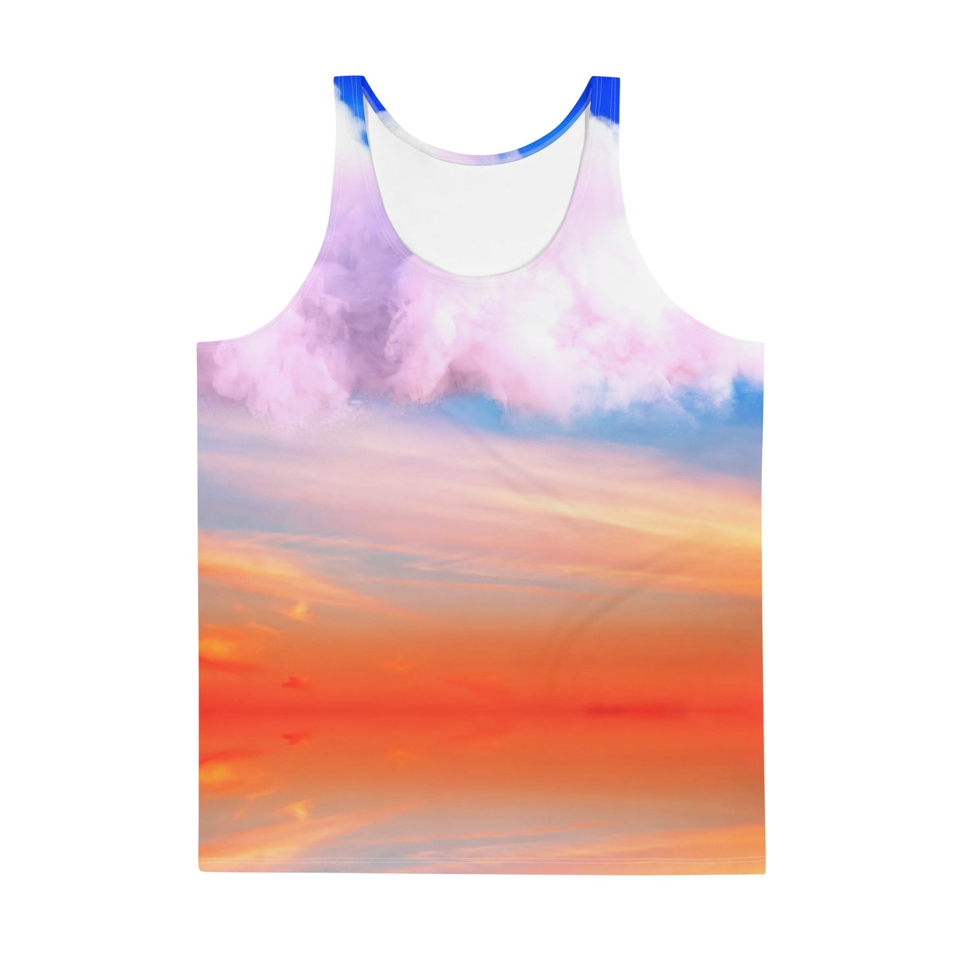 Sunset Cloud Unisex Tank Top YOURNATURALMANE XS 